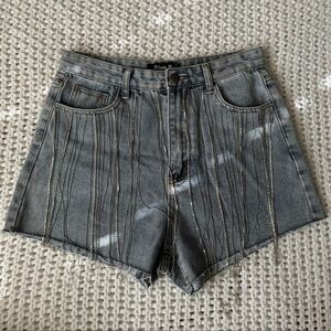 TRENDY & TIPSY BLUE B SHORTS